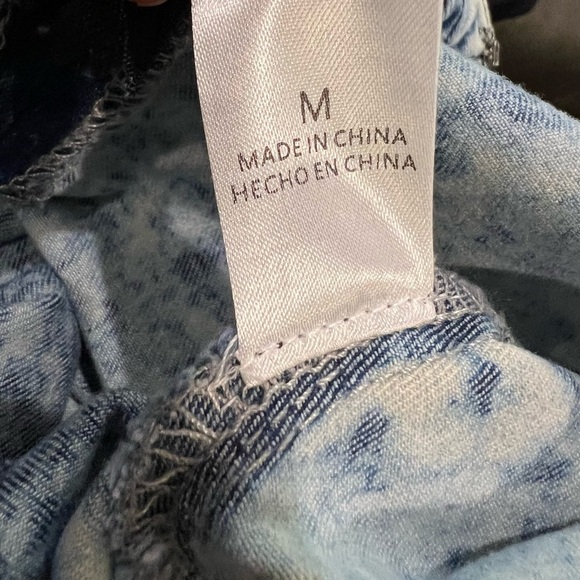 ANDREE BY UNIT White Washed Jean Mini Pencil Skirt Size M - Picture 7 of 9